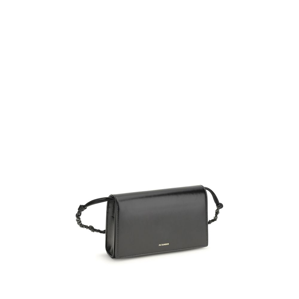 Jil Sander Taurus Kalfsleder Magneetsluiting Portemonnee