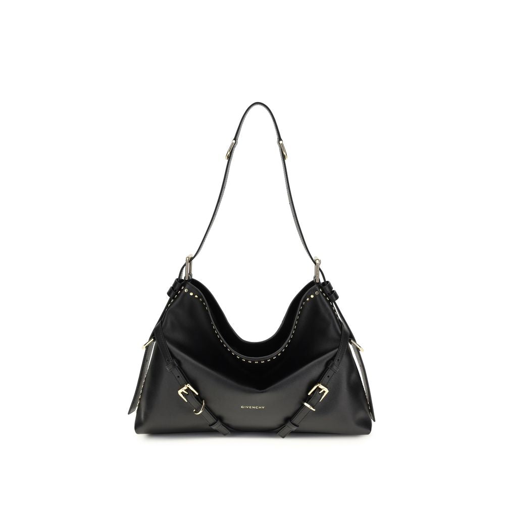 Givenchy Voyou Schoudertas Zwart Kalfsleer