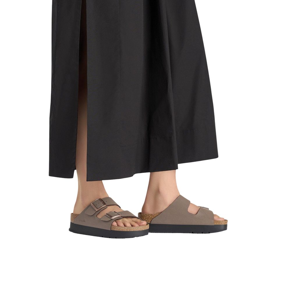 Birkenstock Arizona Platform Klassieke Lederen Sandalen