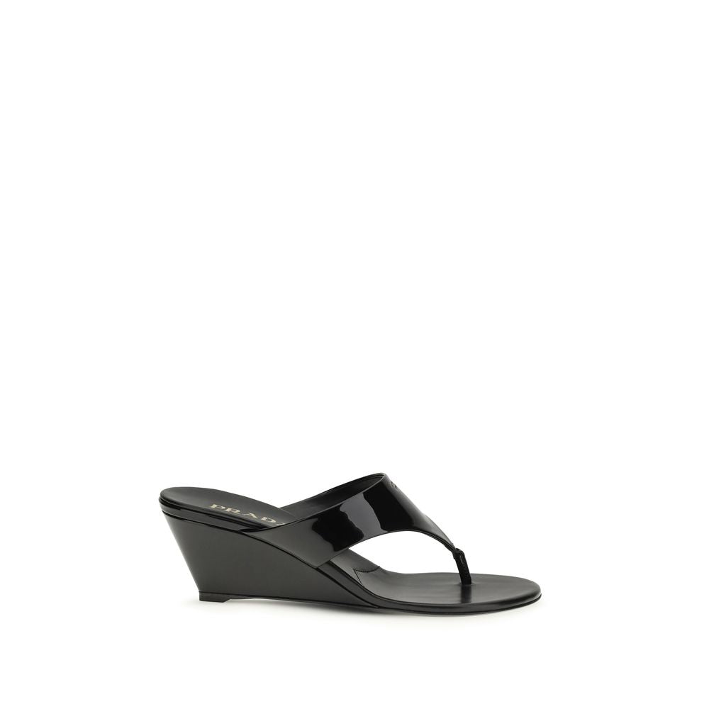 Prada Bos Taurus Wedge Sandals