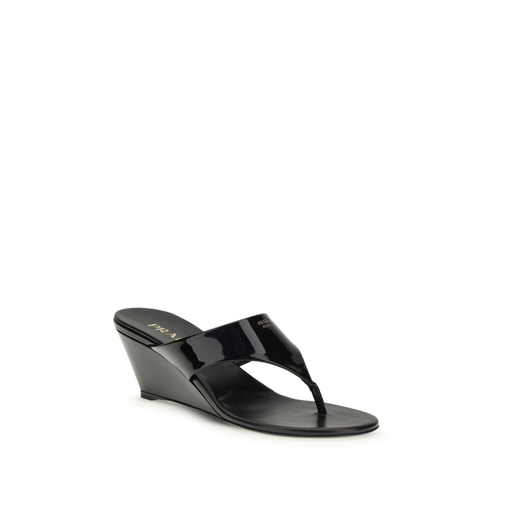 Prada Bos Taurus Wedge Sandals