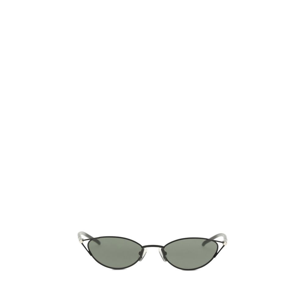 Alexander McQueen ultraluxe obsidiaan metaal zonnebrillen