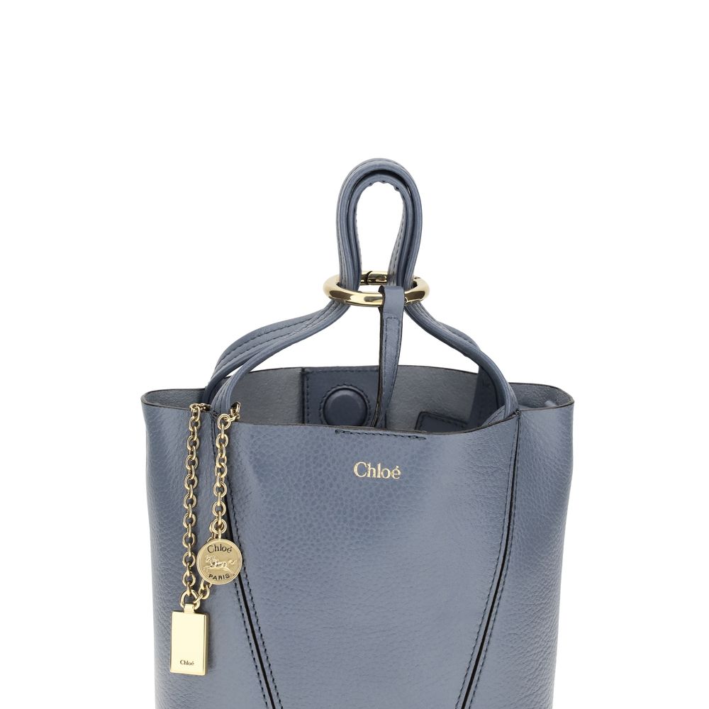 Chloé Spin Kalfsleder Avantgarde Couture Schoudertas