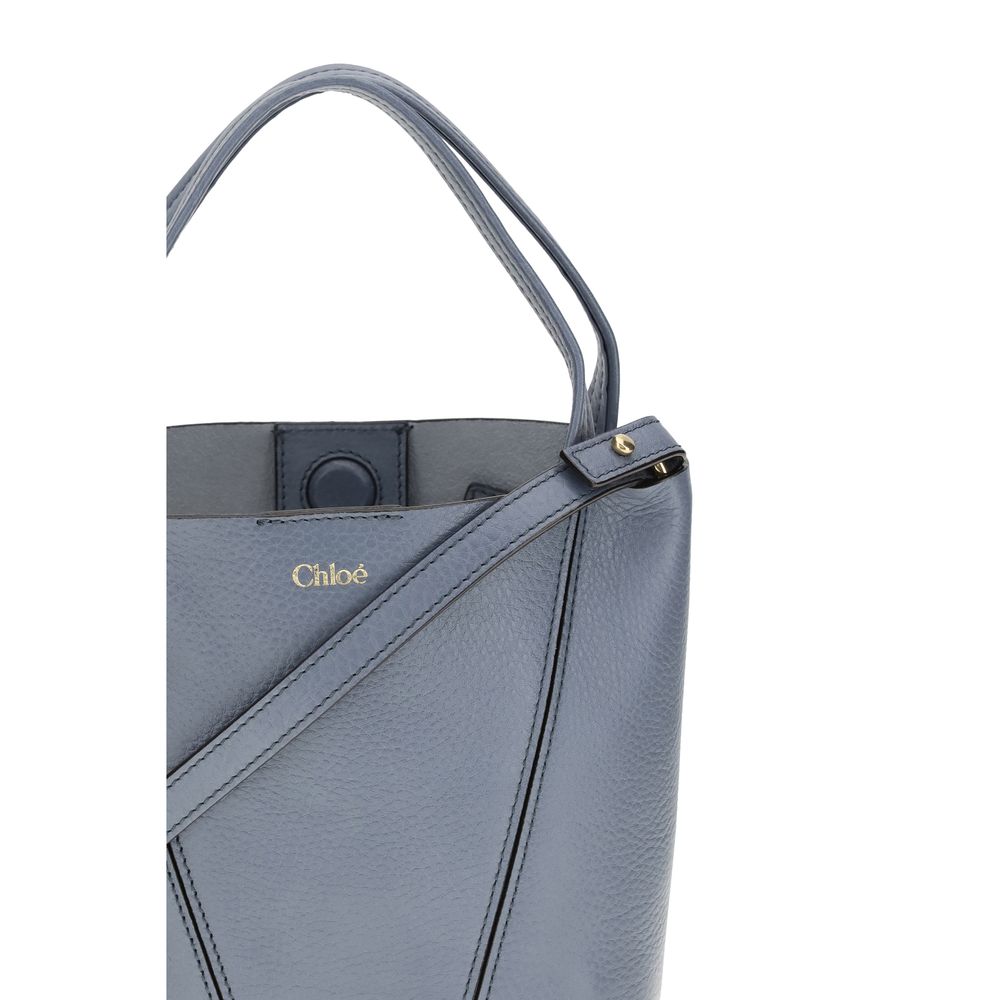 Chloé Spin Kalfsleder Avantgarde Couture Schoudertas