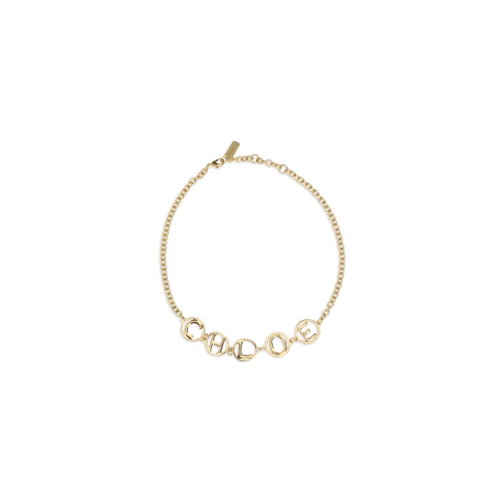 Chloé Script Circle Halsketting