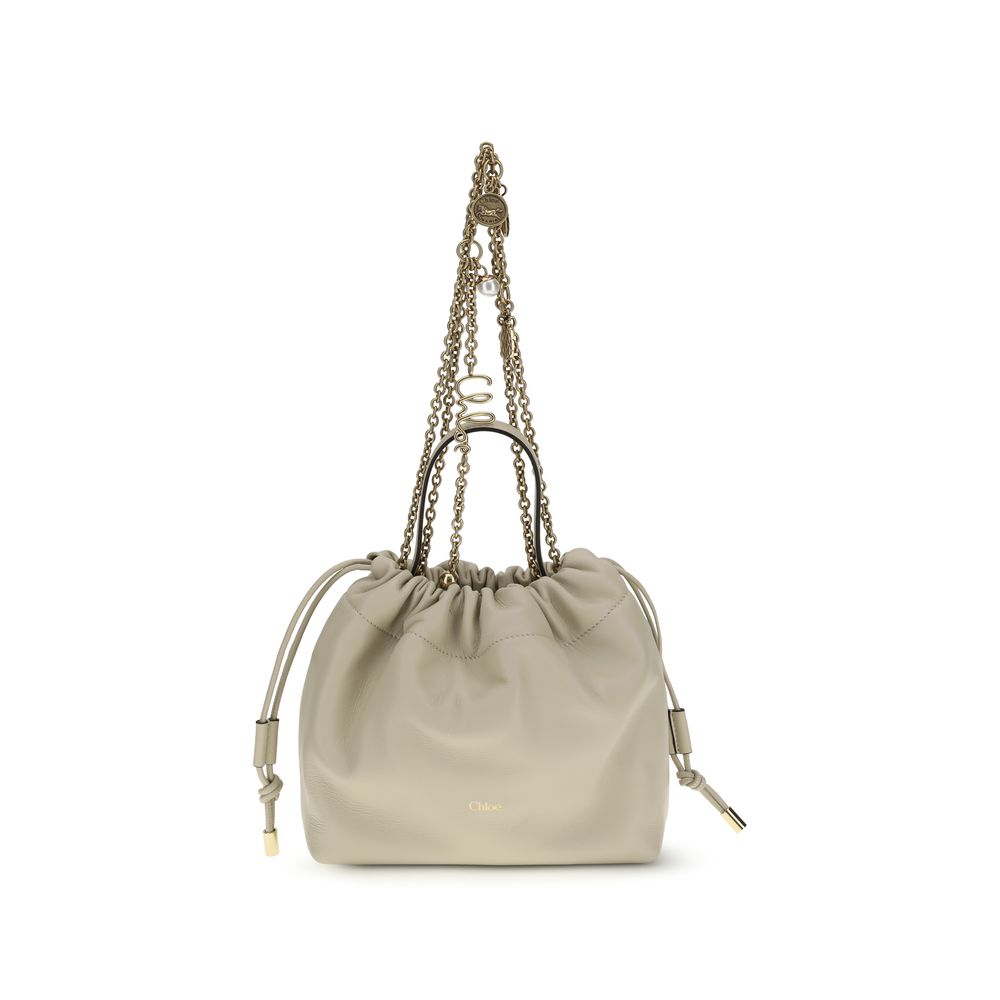 Chloé Icons Schoudertas Nappaleer met Kettingdetail