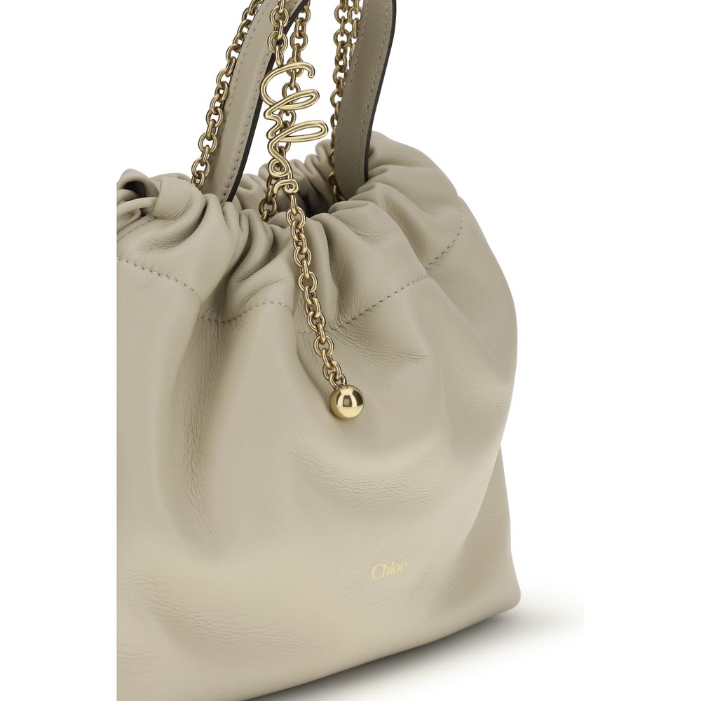Chloé Icons Schoudertas Nappaleer met Kettingdetail