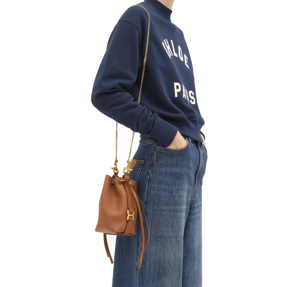 Chloé Bucket Bag Caramel Kalfsleer met Gouden Logo