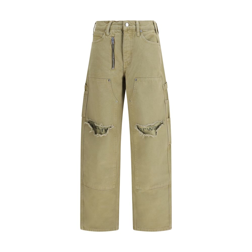 Alexander Wang Zippered Carpenter-Workwear Cargo Pants
