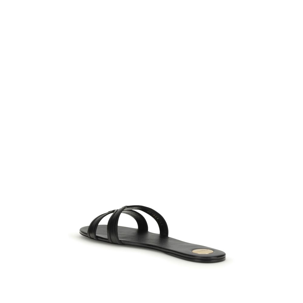 Saint Laurent mabrouka kalfslederkwaliteit sandalen