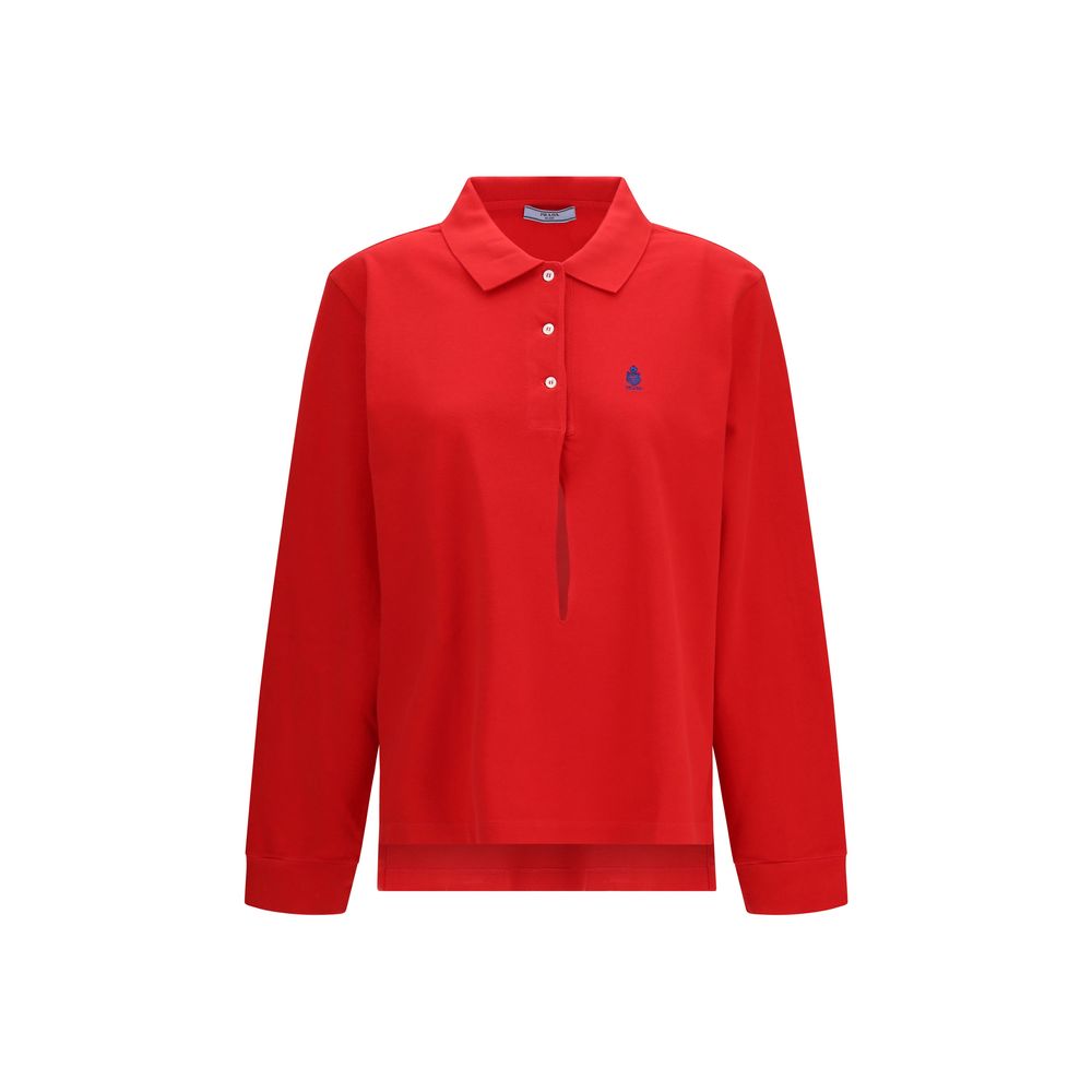 Prada Multicolor Cotton Piqué Collection Poloshirt