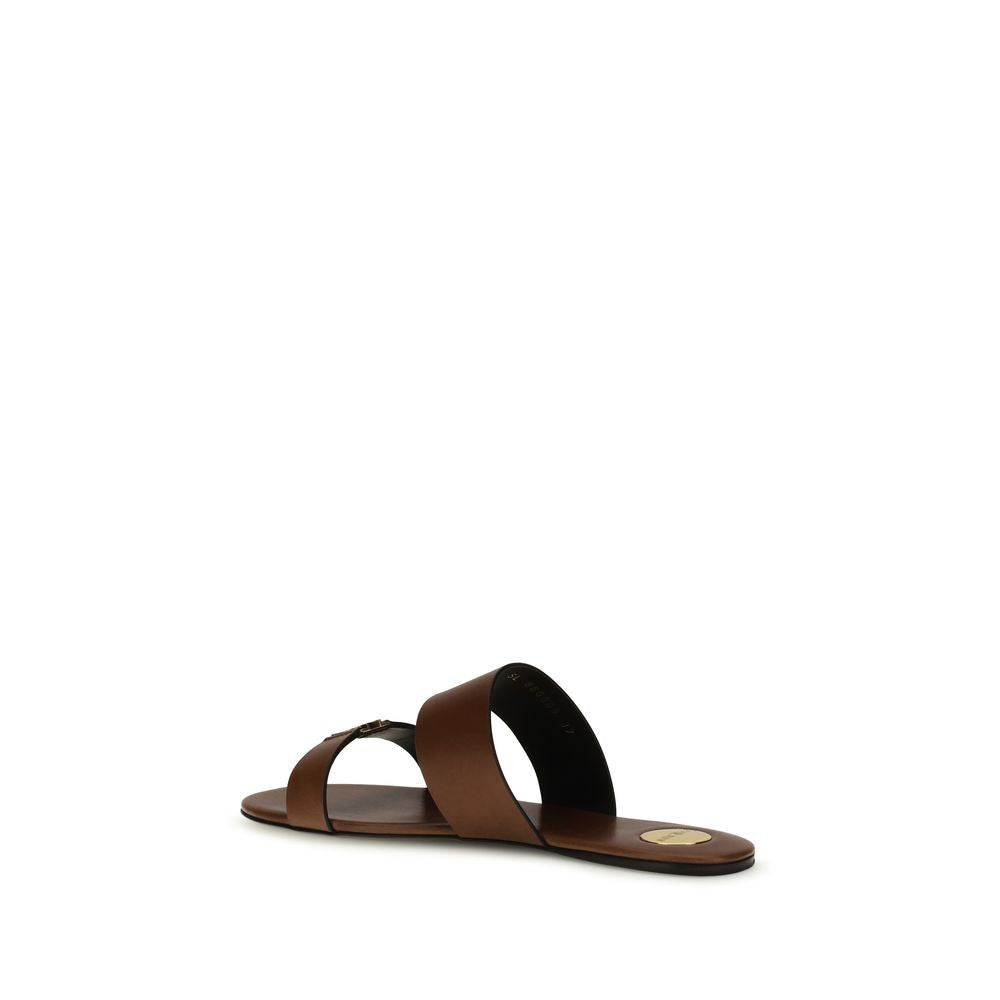 Saint Laurent ibiza kalfsleder veredeling elegante sandalen