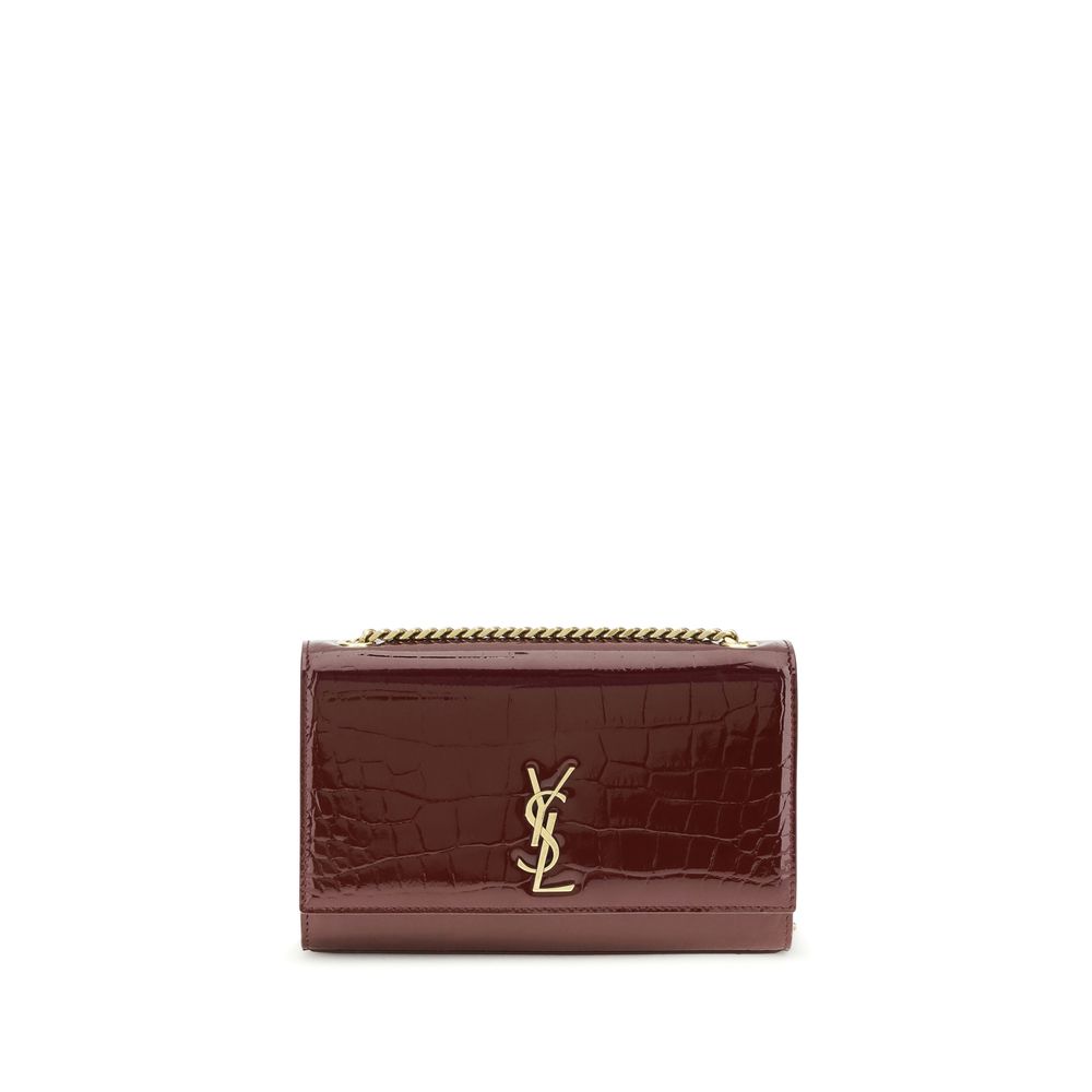 Saint Laurent Kate Schoudertas Krokodillenpatineleder
