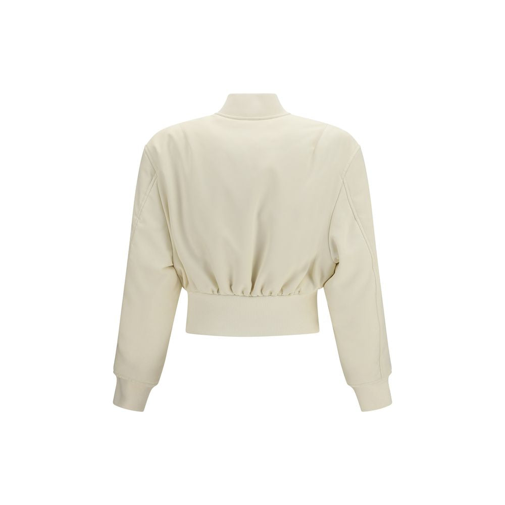 Balenciaga Hyperoversized Cropped Faille Bomber Jas