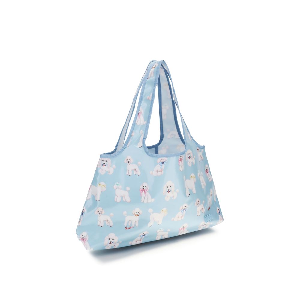 Fiorucci Cobaltblauw Pvc Schoudertas Minimalistisch