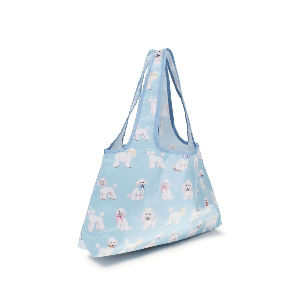 Fiorucci Cobaltblauw Pvc Schoudertas Minimalistisch