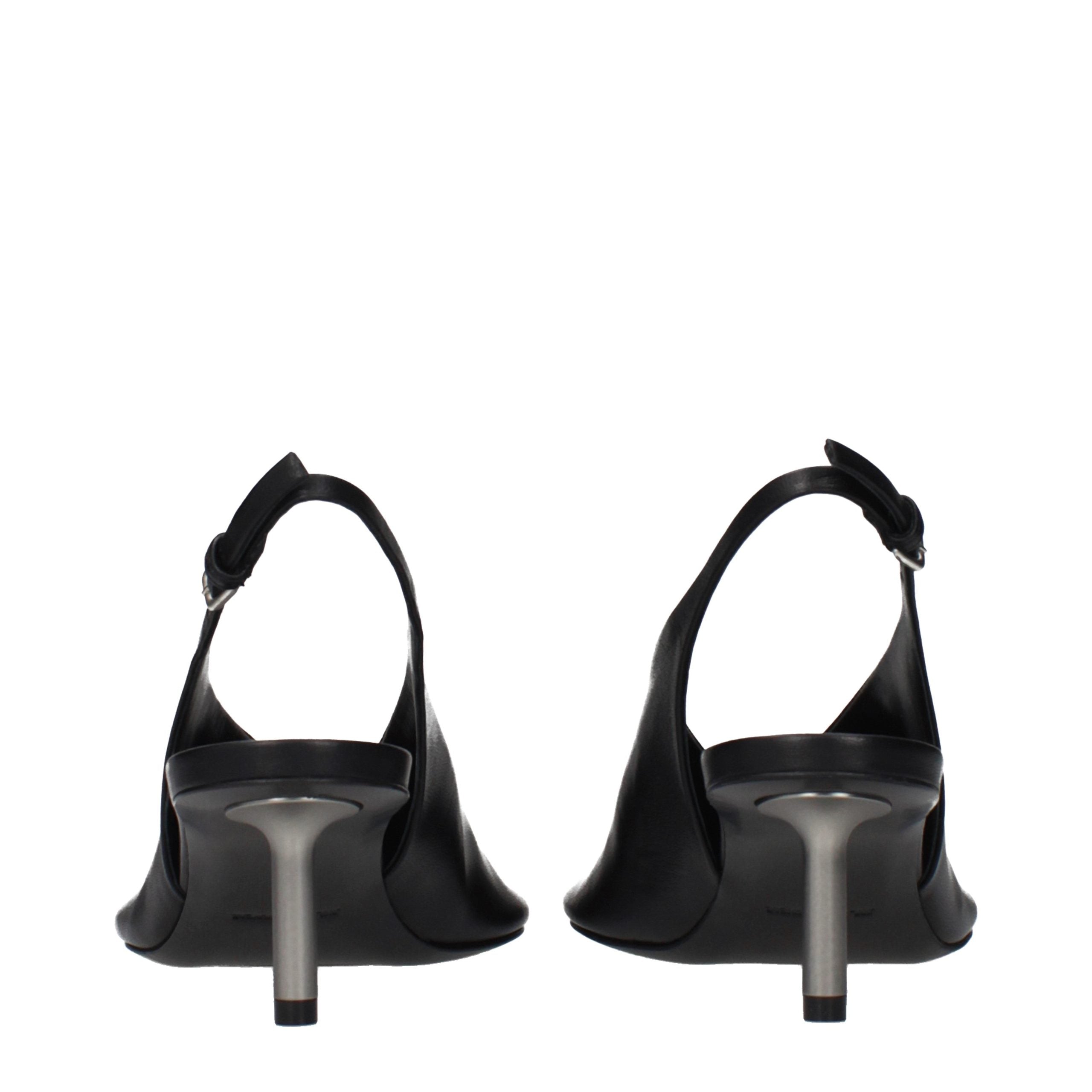 Jil Sander hoogglansleder pumps contemporary classic