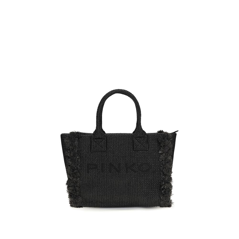 Pinko Baroque Raffia SignatureEditie Luxueuze Tote