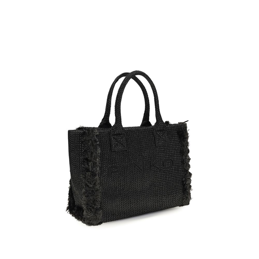 Pinko Baroque Raffia SignatureEditie Luxueuze Tote