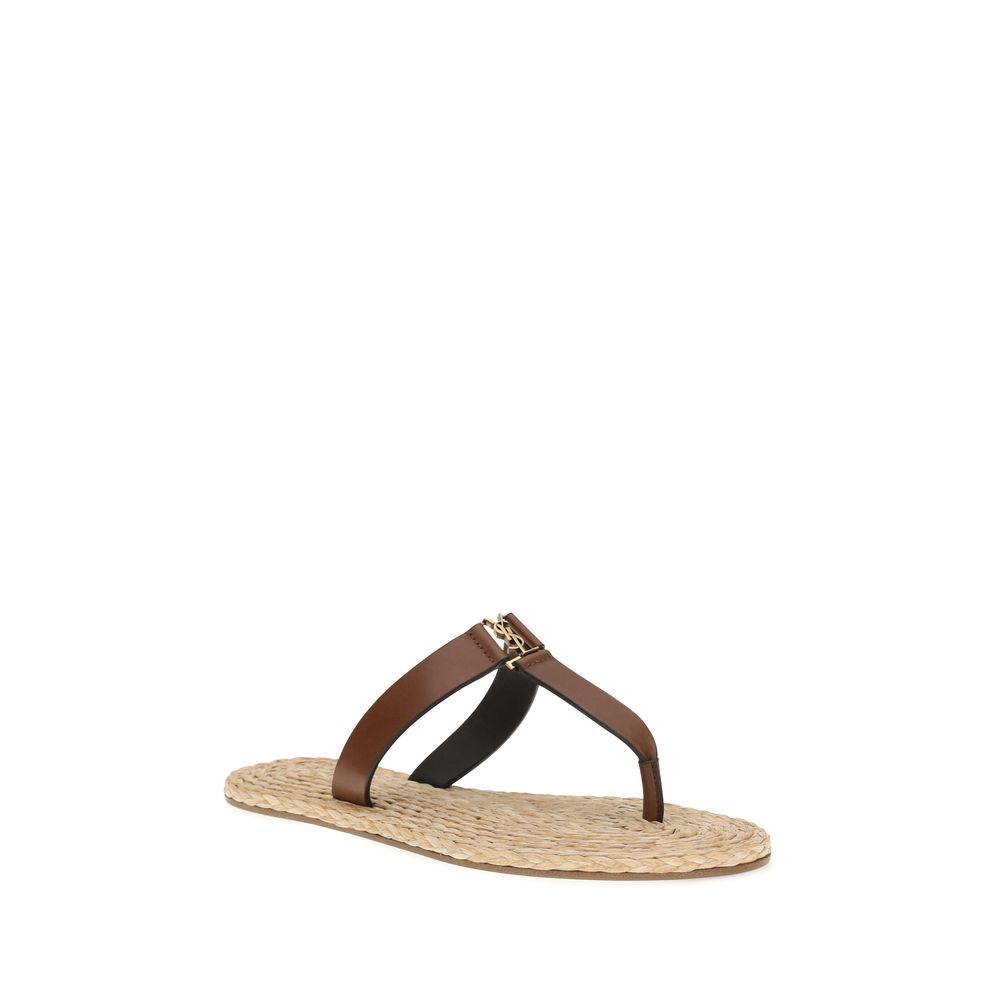Saint Laurent bos taurus sandalen luxueus