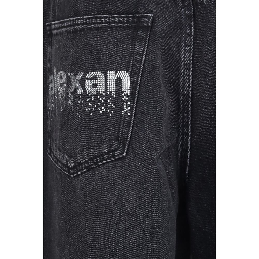 Alexander Wang Crystal Balloon Jeans Couture