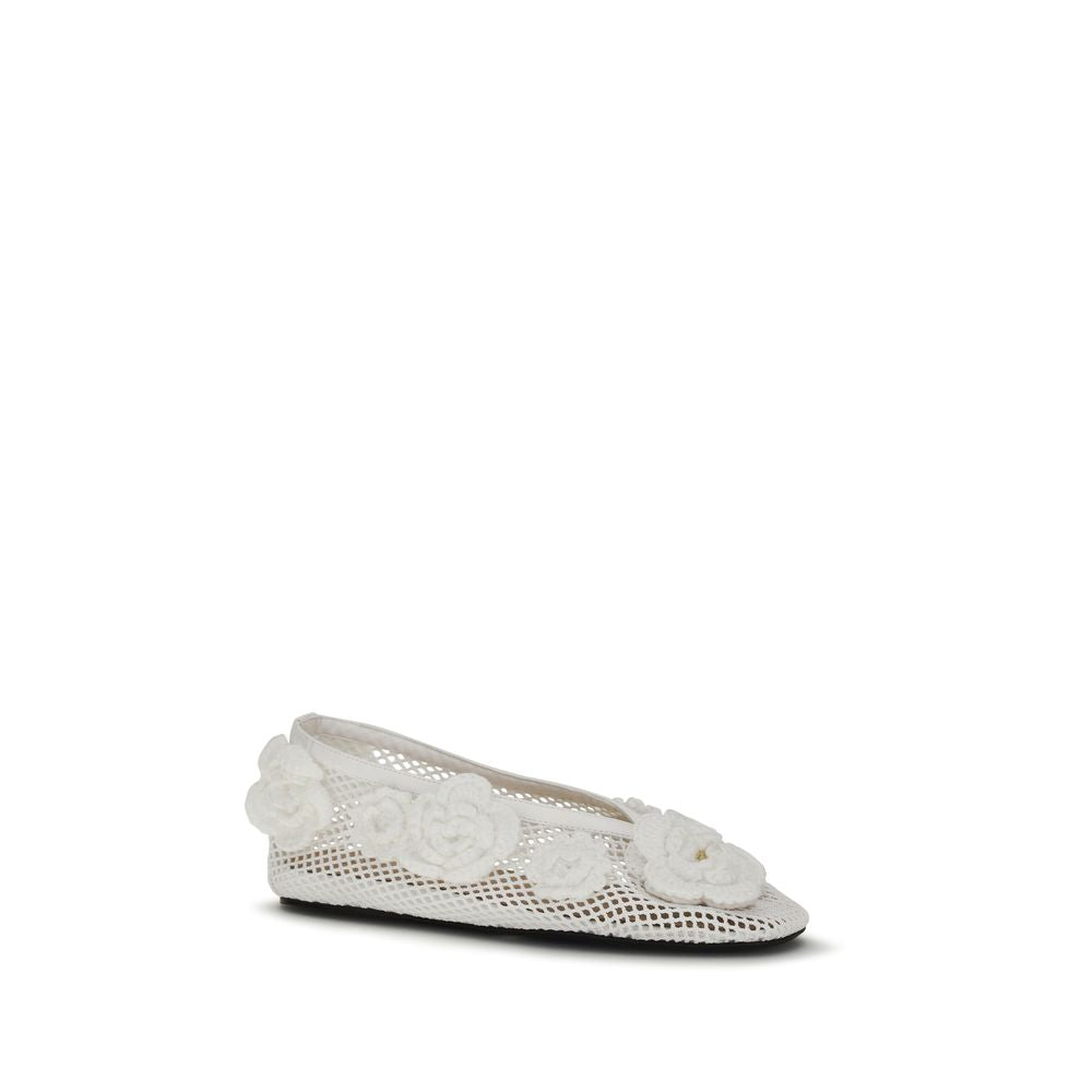 Ganni Jenny Mesh Ballerina's
