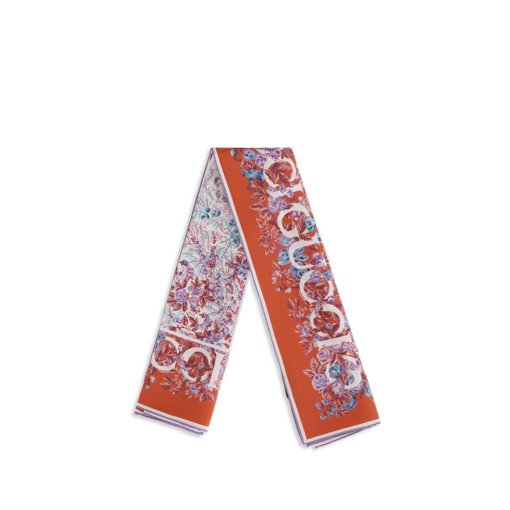 Gucci interlocking motief zijde delicaat sjaal
