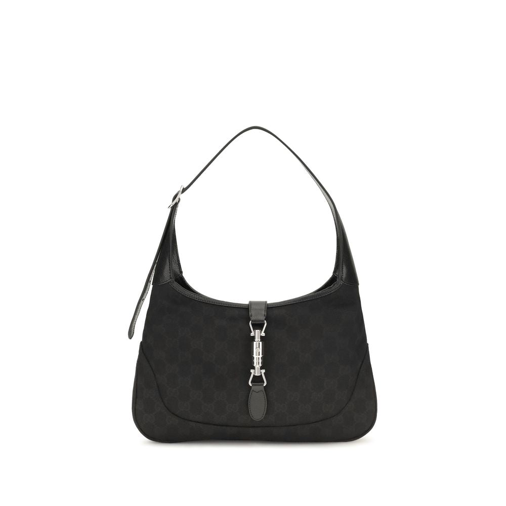 Gucci Jackie 1961 Schoudertas Lederkwaliteit Matzwart