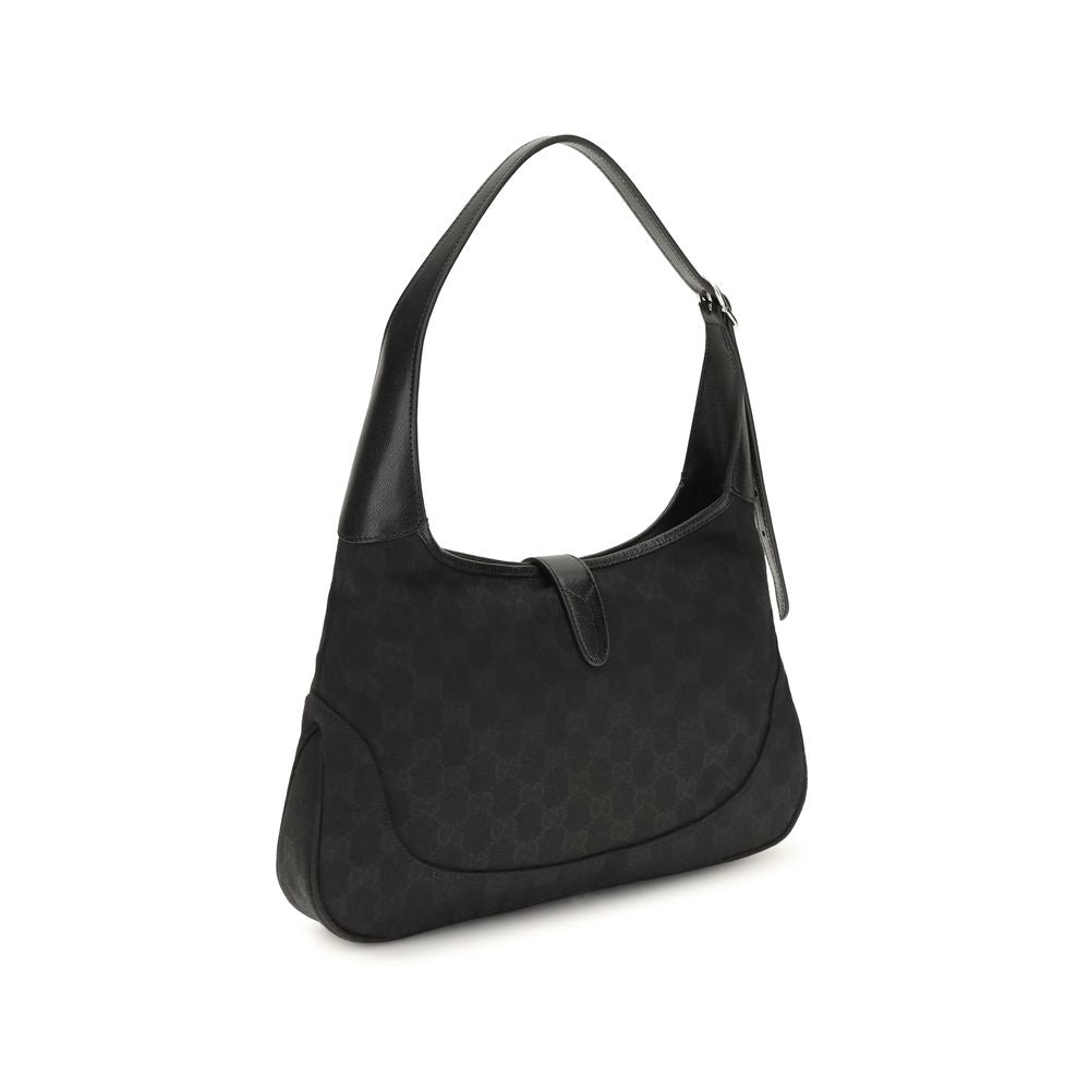 Gucci Jackie 1961 Schoudertas Lederkwaliteit Matzwart