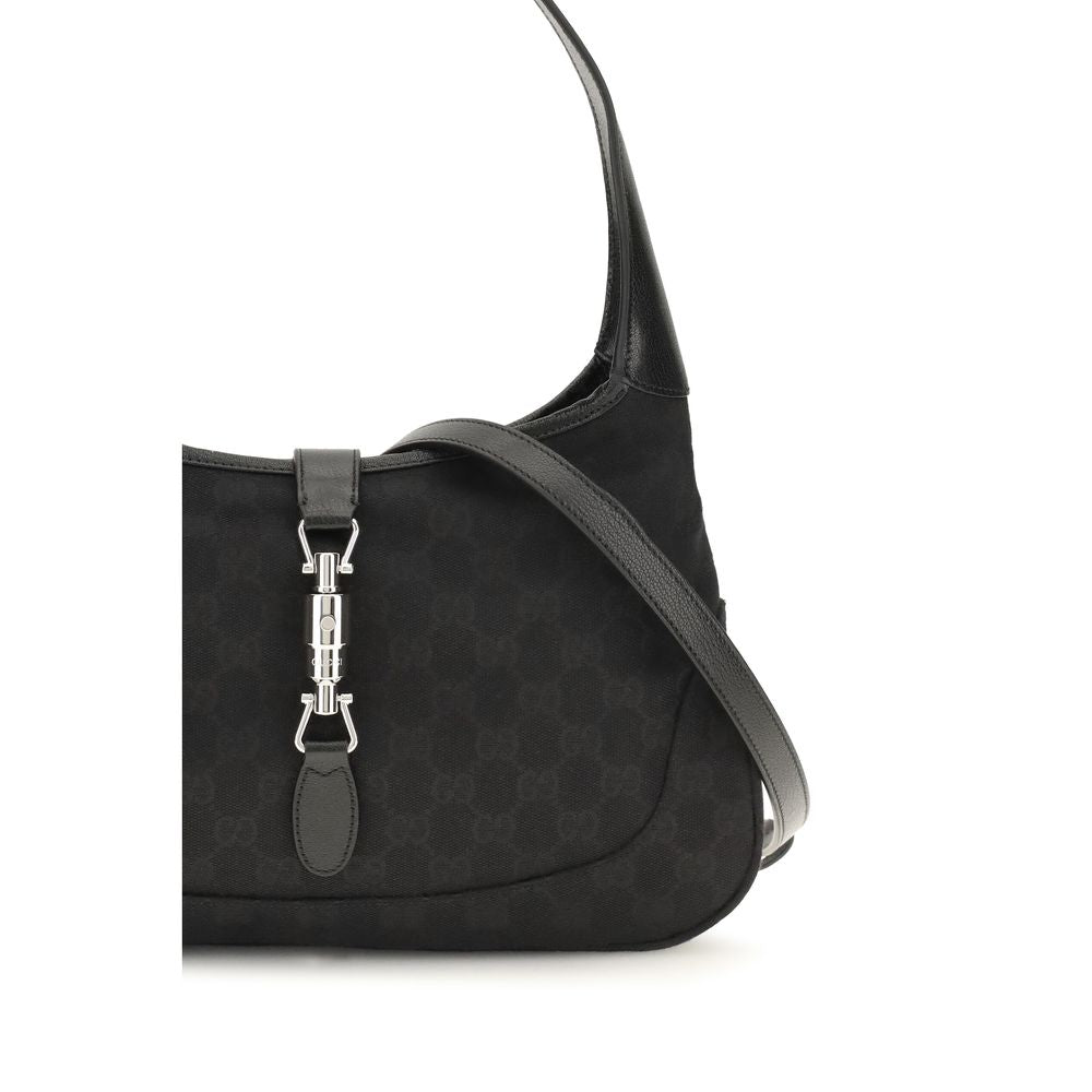 Gucci Jackie 1961 Schoudertas Lederkwaliteit Matzwart