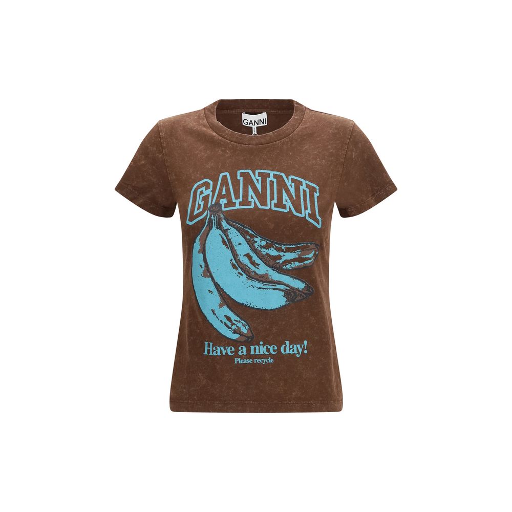 Ganni Banana Print T-Shirt