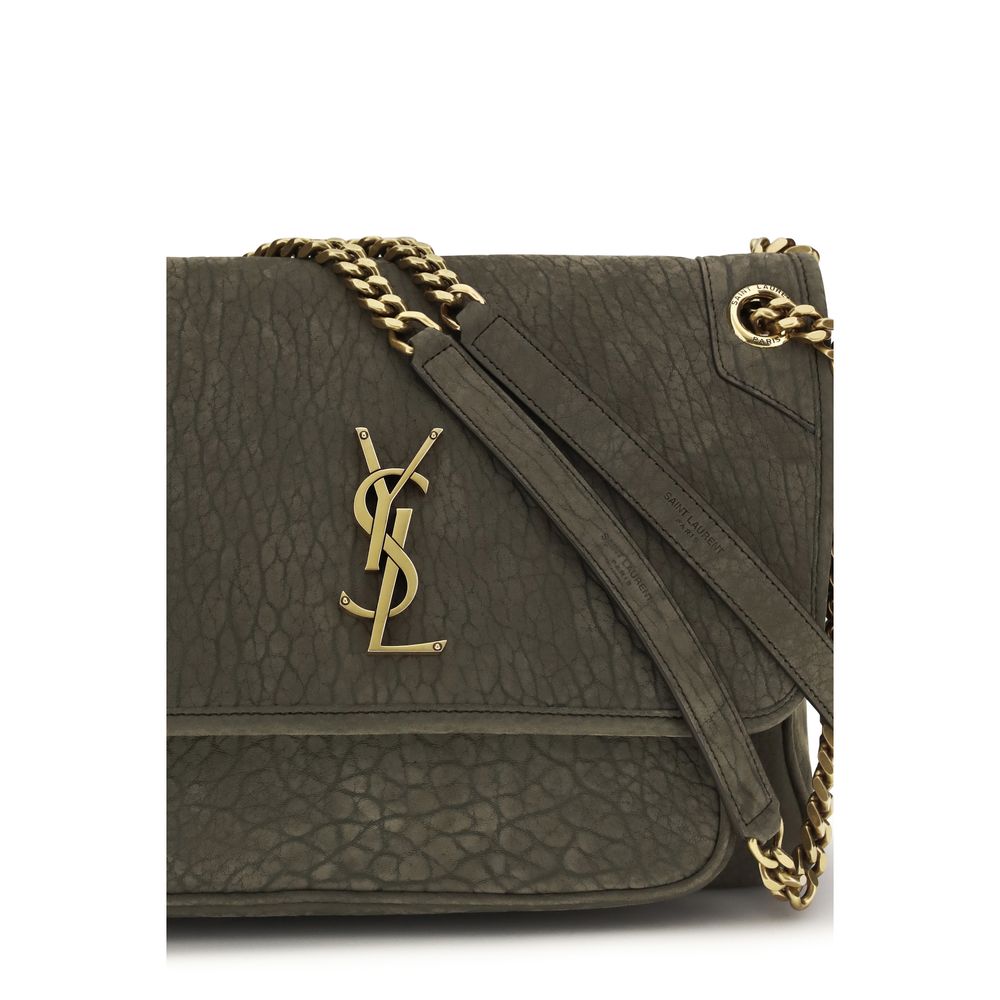 Saint Laurent niki schoudertas lamsleder