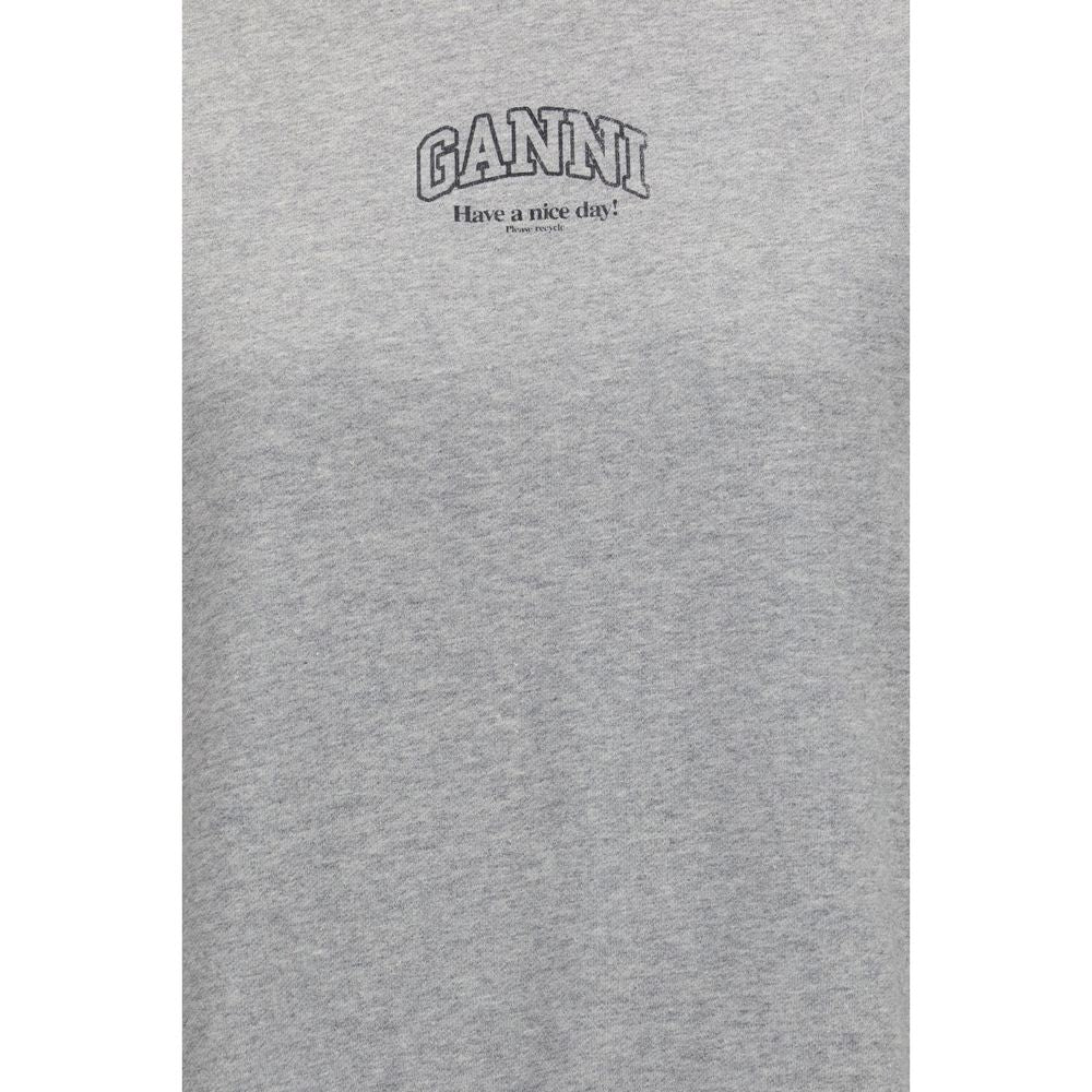Ganni Signature Embroidered Sweatshirt
