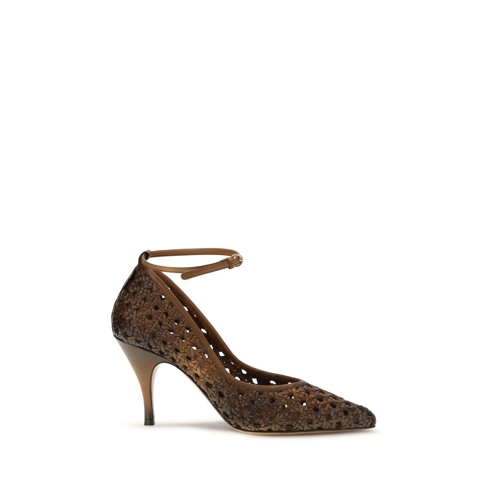 Miu Miu taurus beige pumps