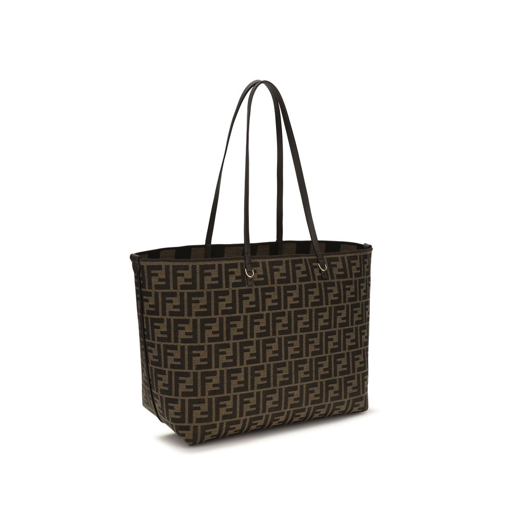 Fendi roll magnificentie fluweel jacquard shoulderbag