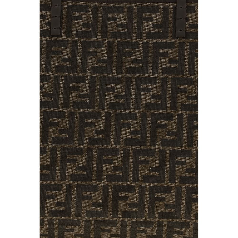 Fendi roll magnificentie fluweel jacquard shoulderbag