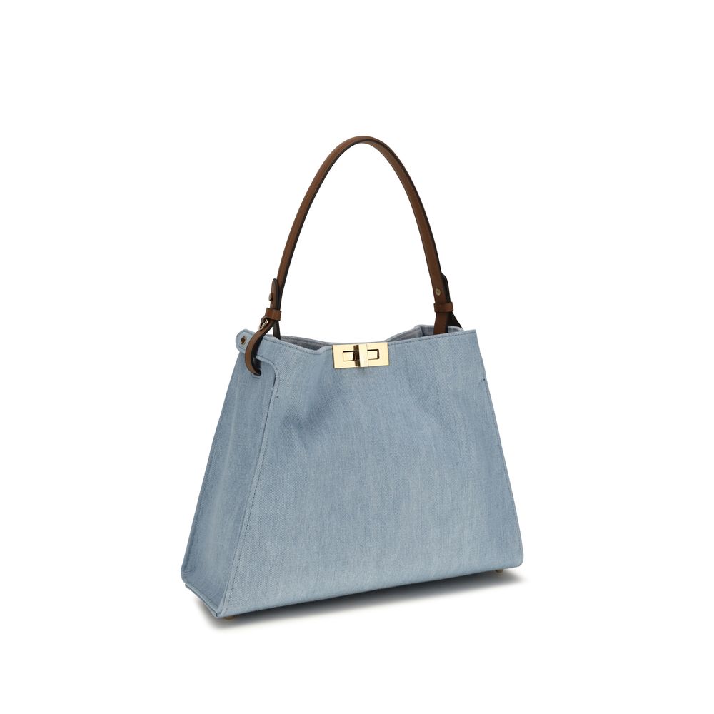 Fendi Way Medium Handtas Denim