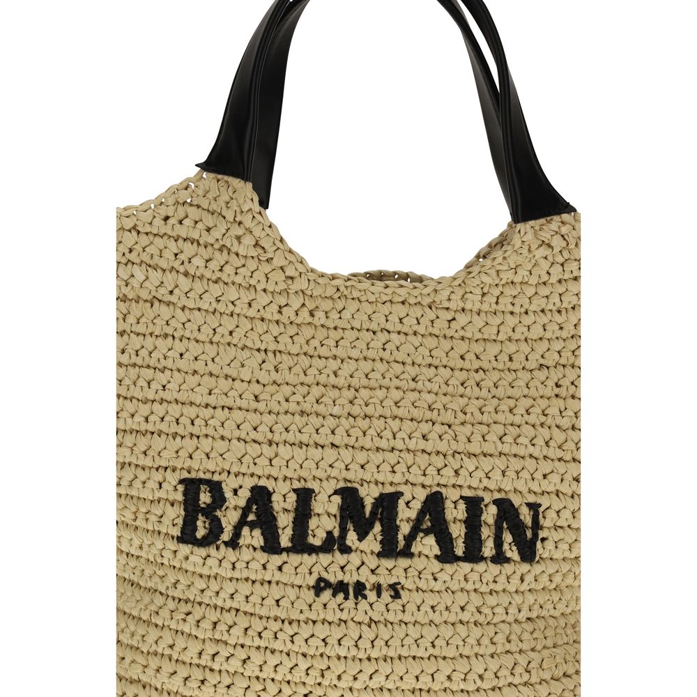 Balmain Couture Crochet Tote Bag