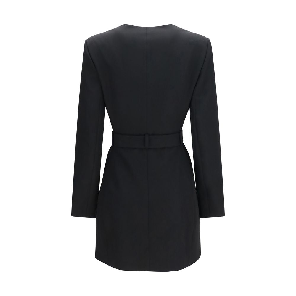 Balmain Oves Aries Architectonisch Monochroom Blazer