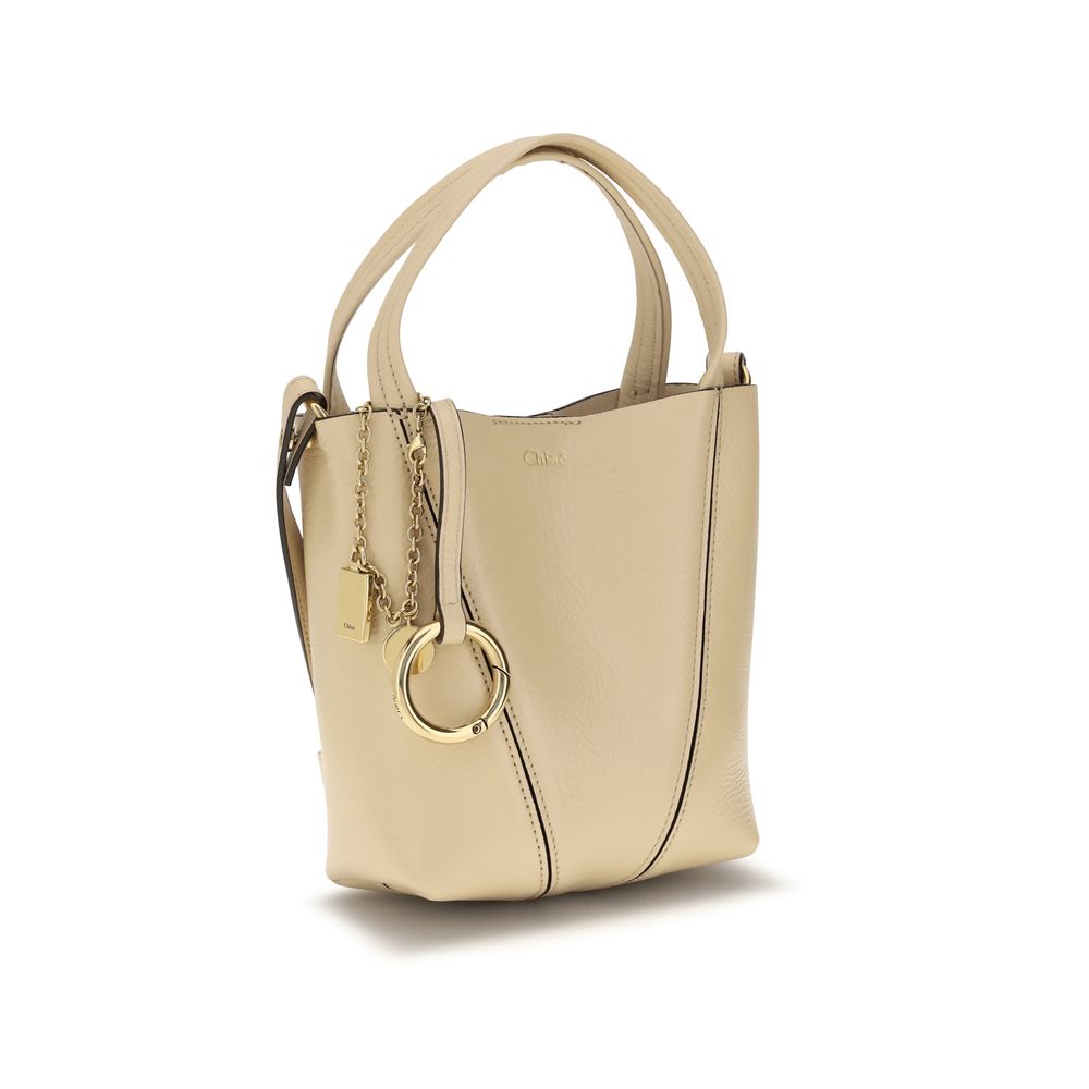 Chloé Spin Calfskin Leather Shoulder Bag