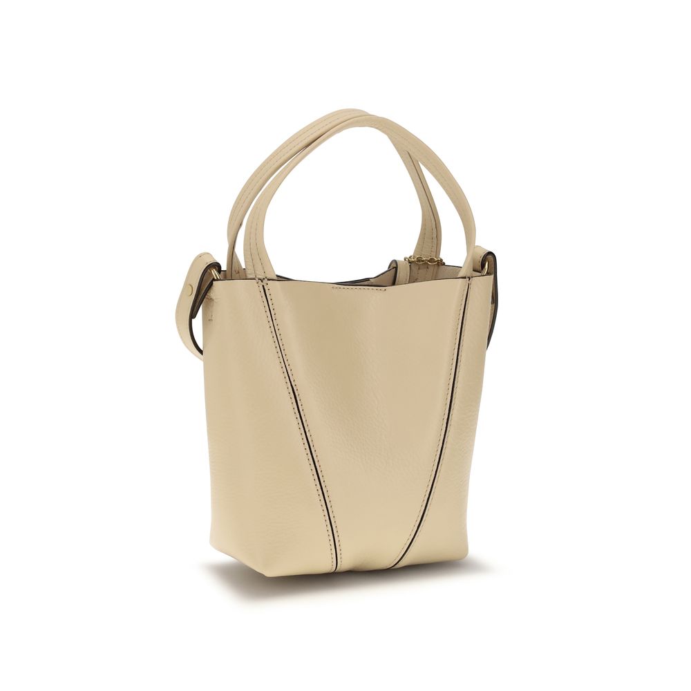 Chloé Spin Calfskin Leather Shoulder Bag