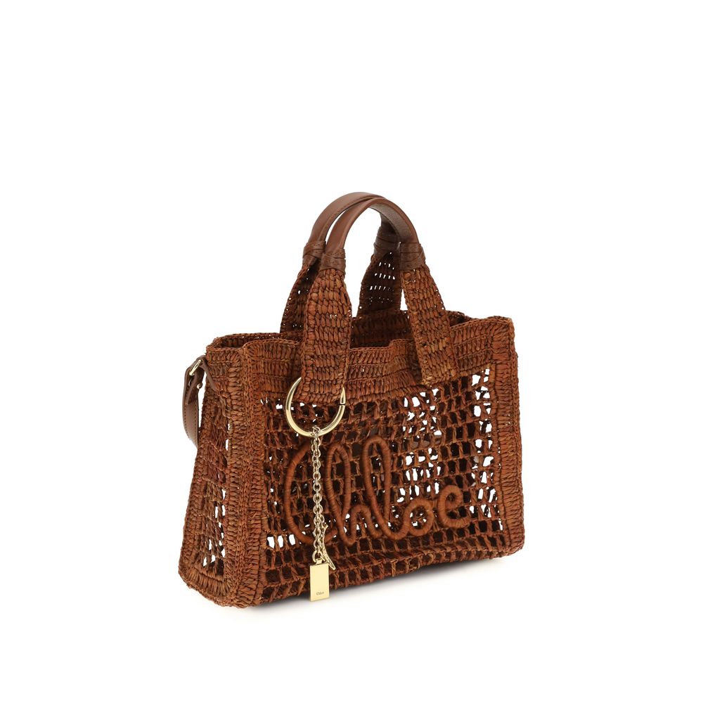 Chloé limitededition raffia east-west shoulder bag