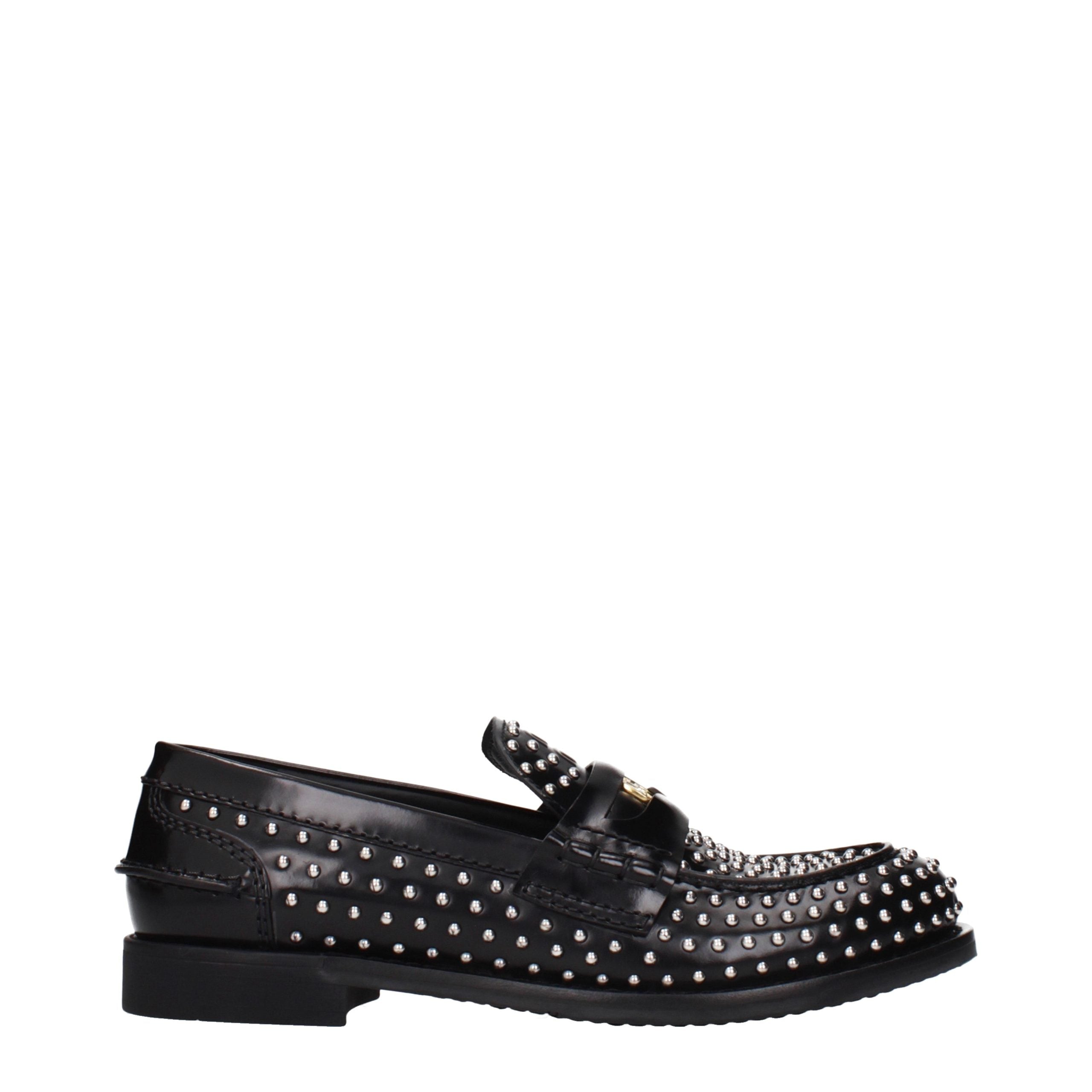 Miu Miu Logo Studs Slip-On Instappers