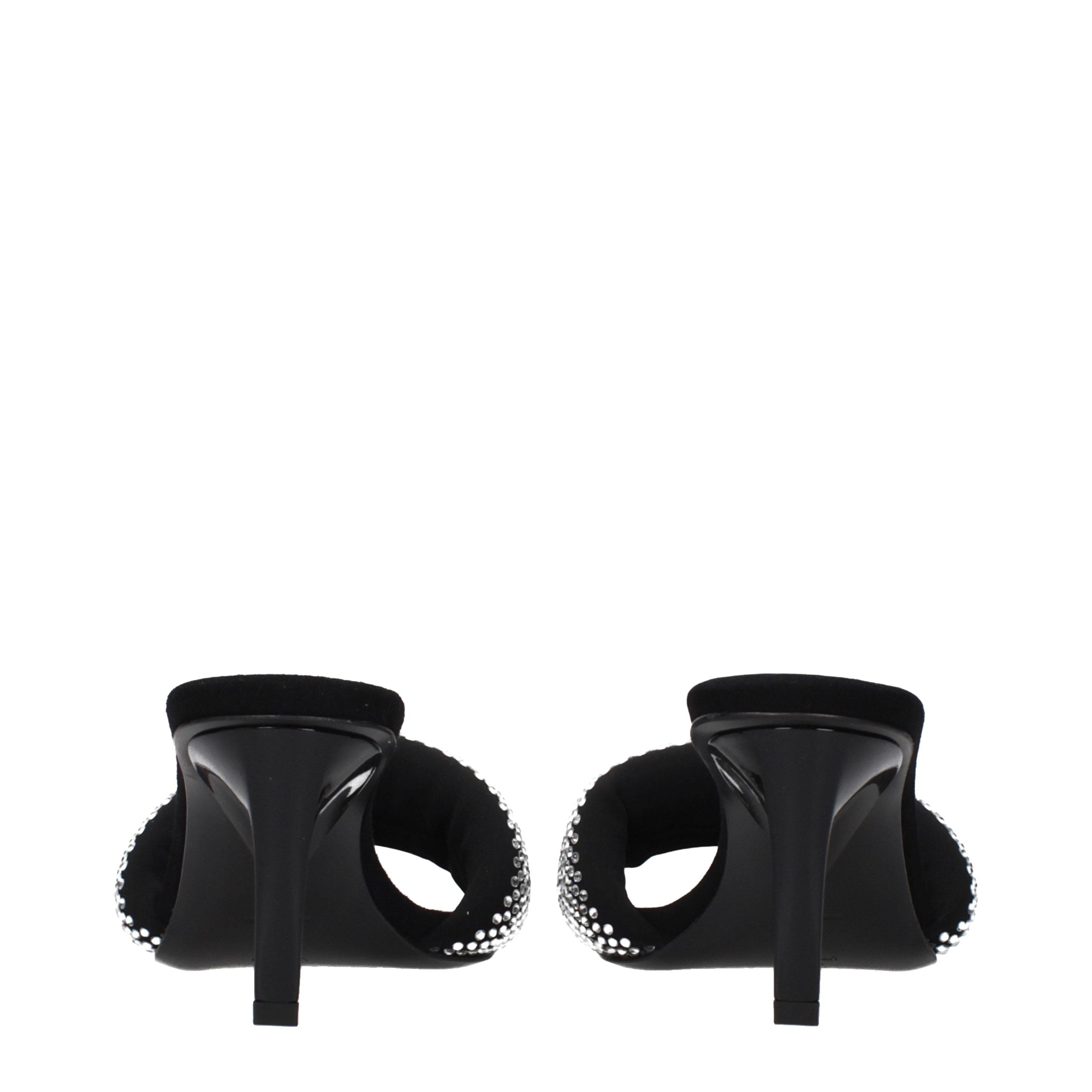 Prada Matte Black Studded Stiletto Sandals