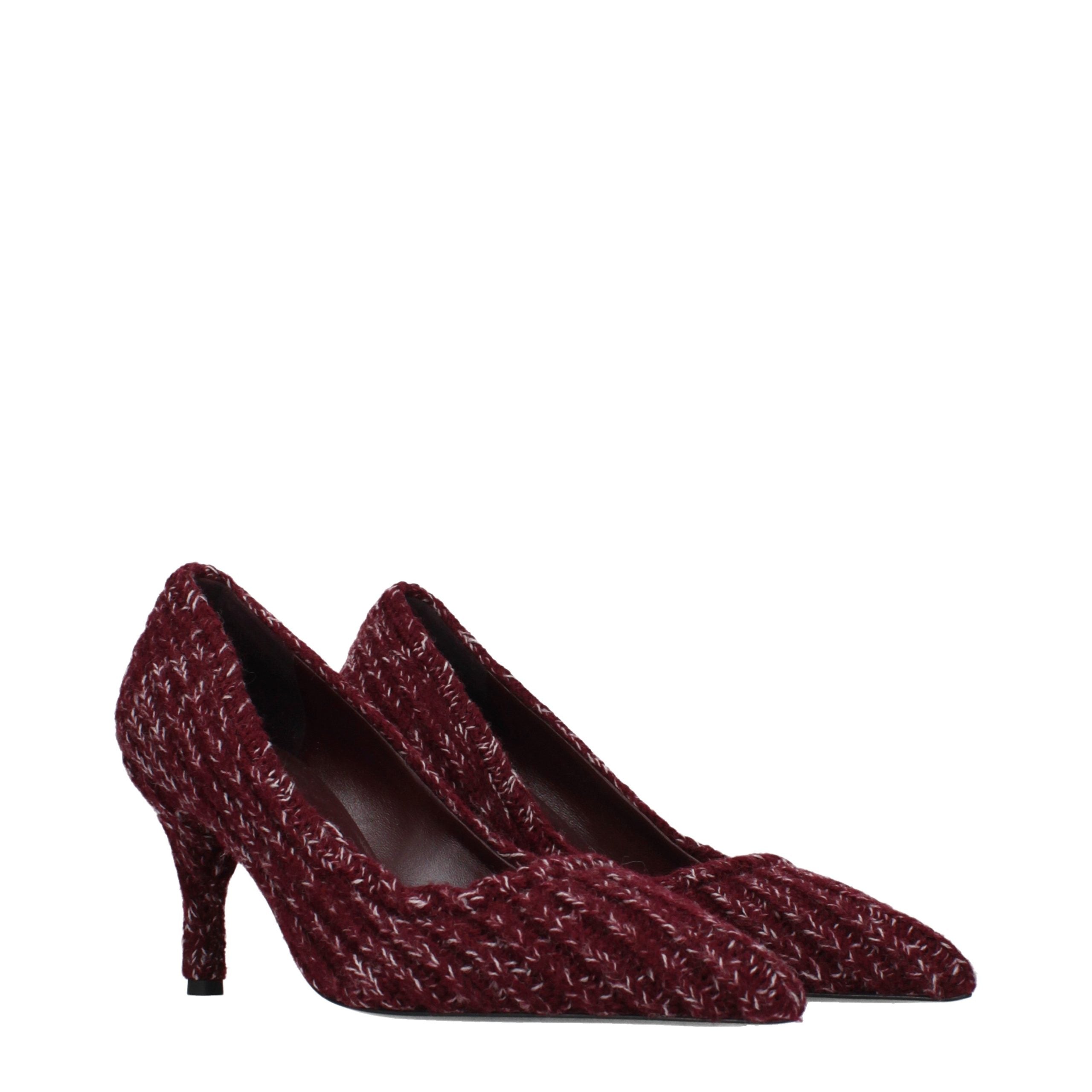 Prada rodefluweel pumps