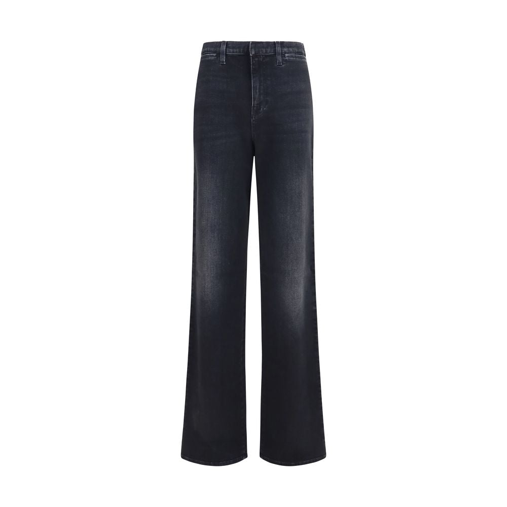 Gucci Web-Stripe Straight-Leg Jeans