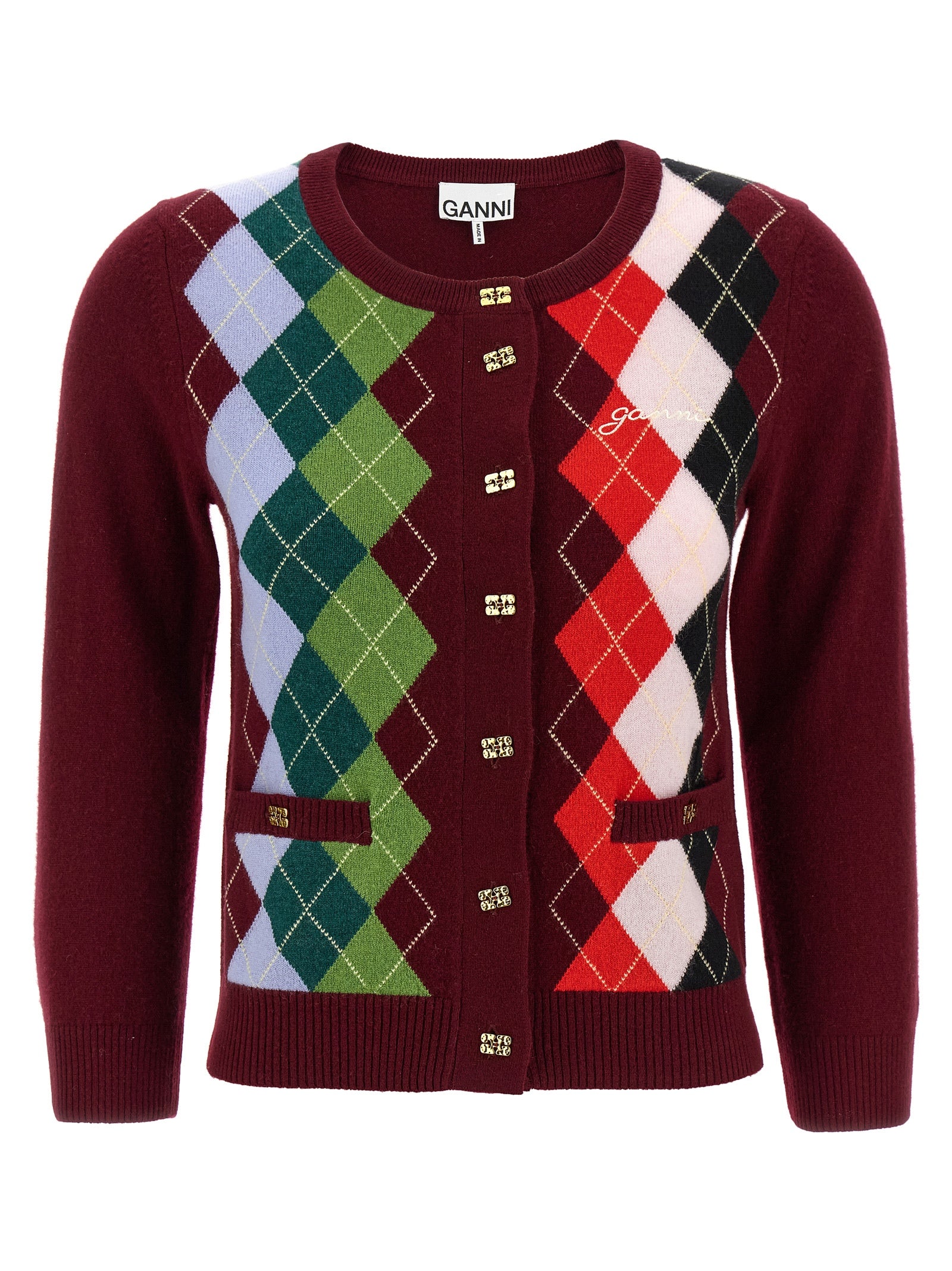 Ganni Contemporary Heritage Knitwear Collection Cardigan