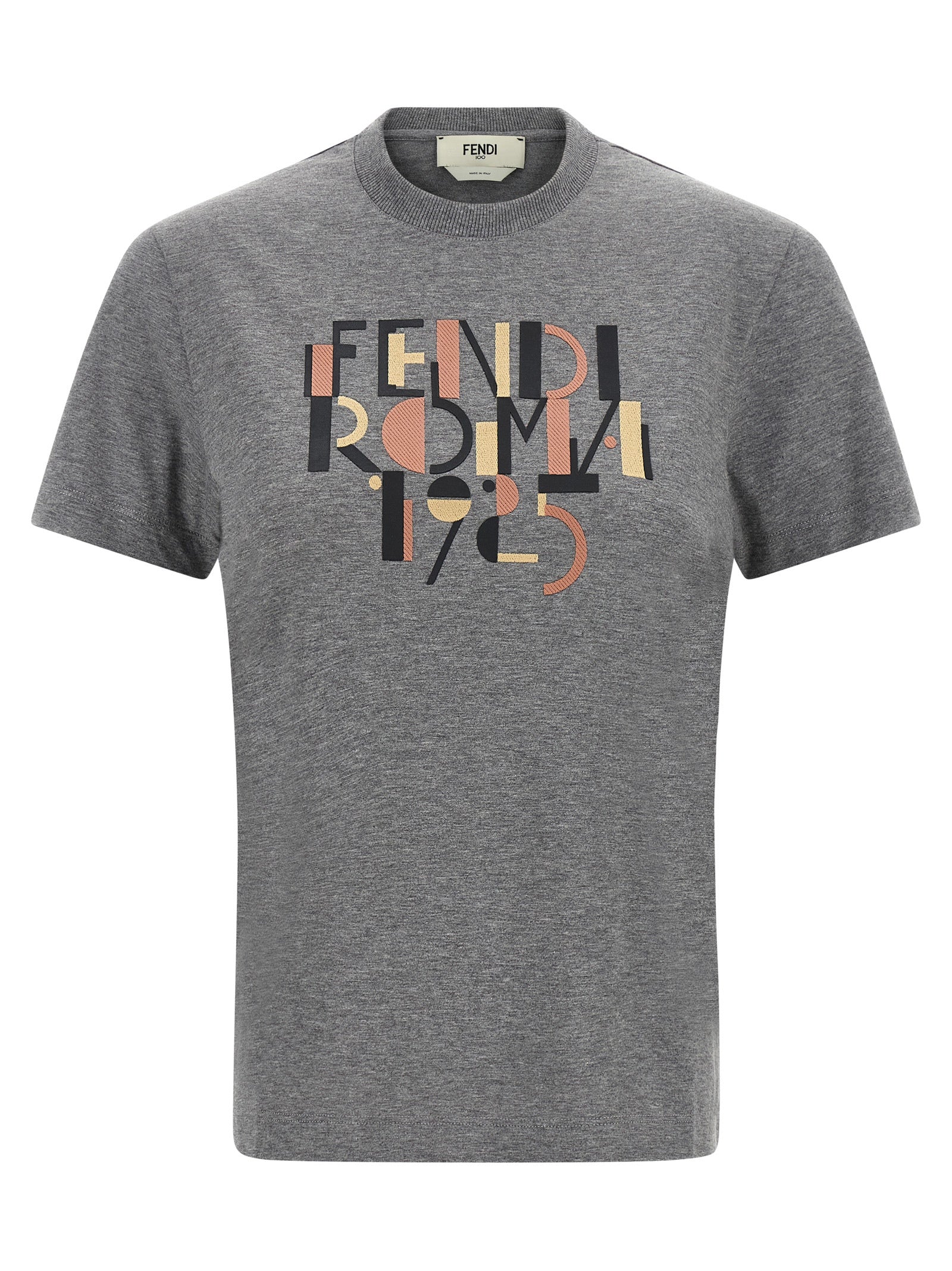 Fendi Cotton Mélange Jersey T Shirt