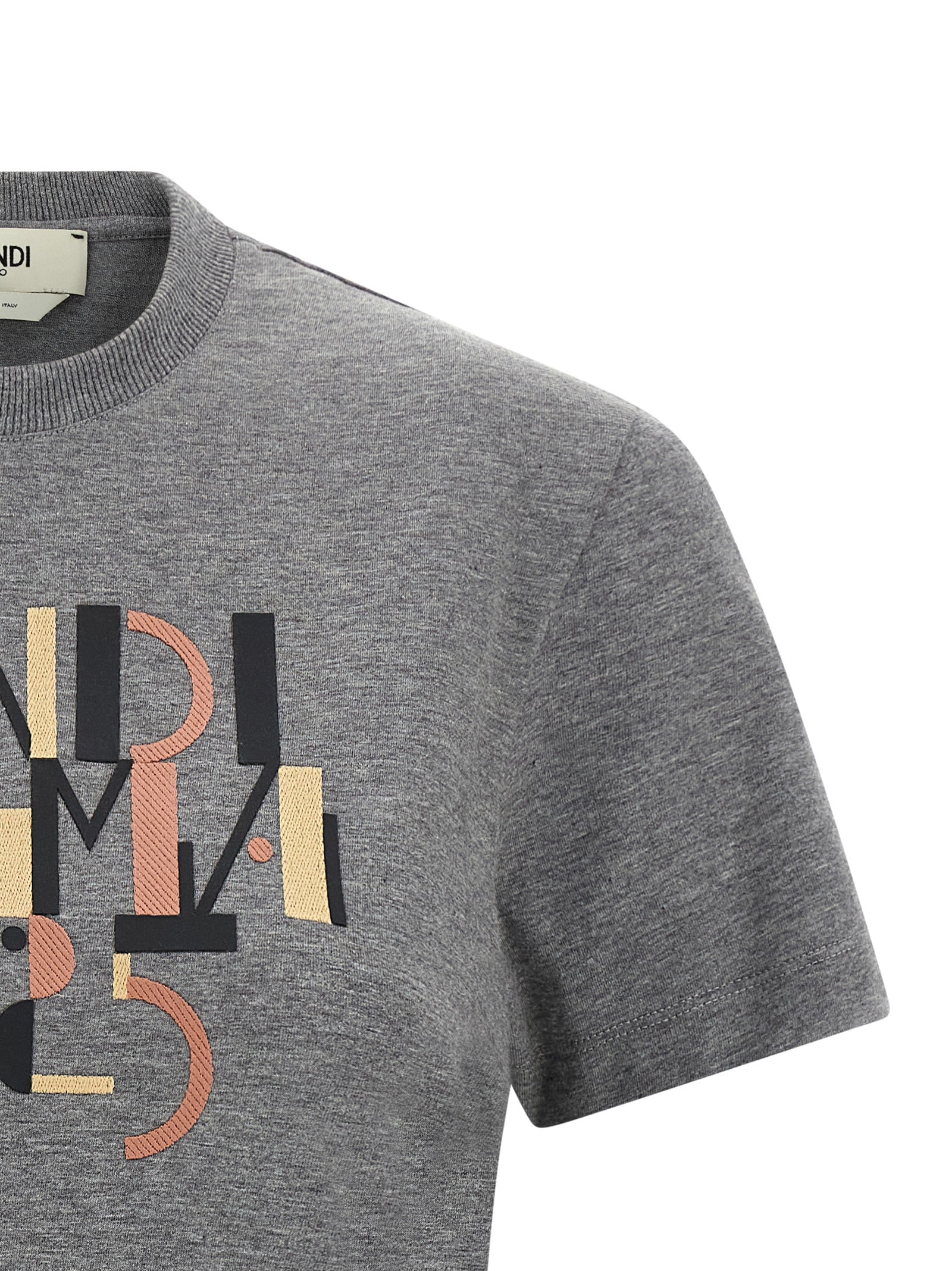 Fendi Cotton Mélange Jersey T Shirt