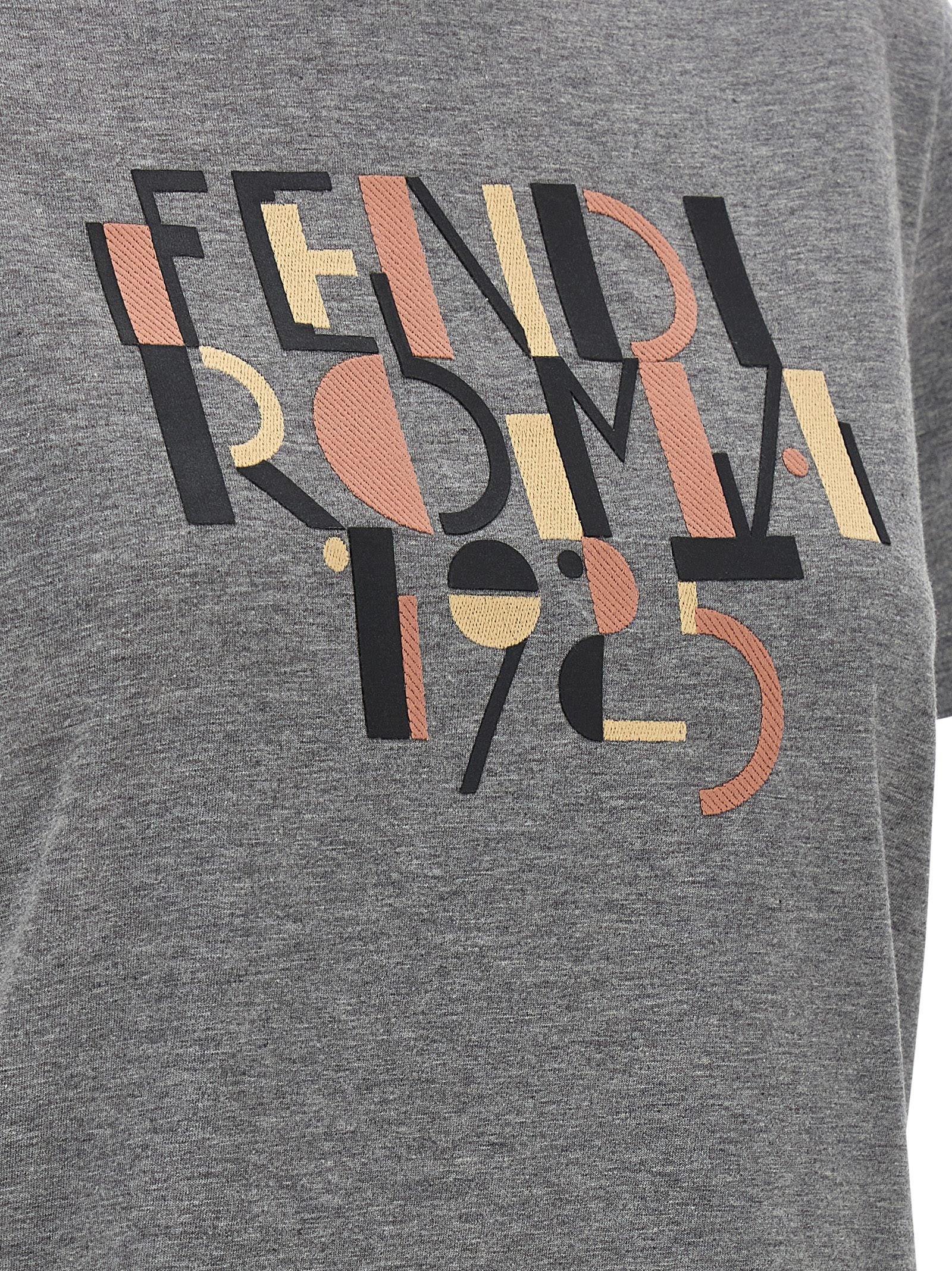 Fendi Cotton Mélange Jersey T Shirt